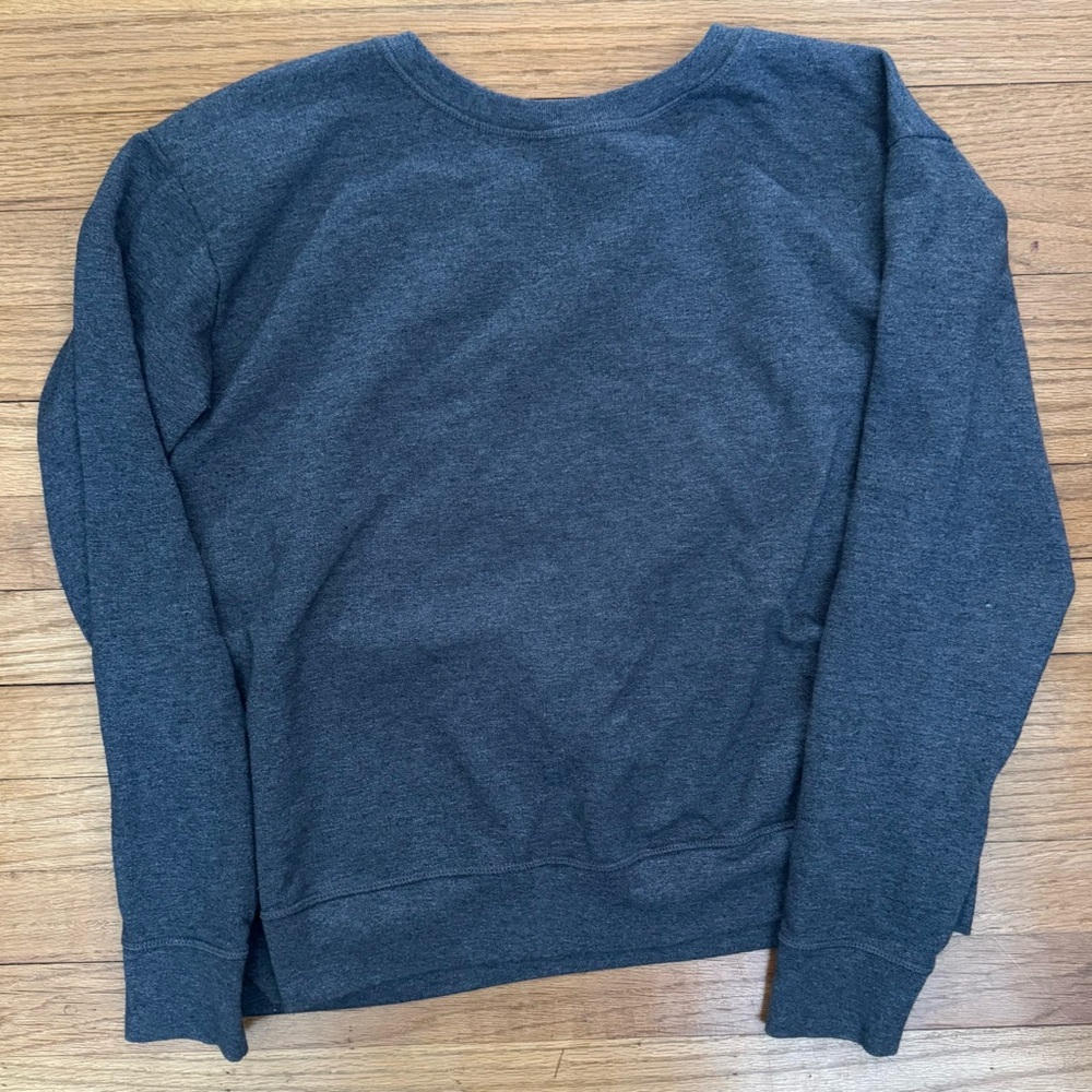 Gray Pullover Sweatshirt